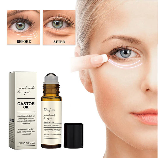 Revitalize Your Eyes with Our Castor Oil Eye Serum - Anti-Wrinkle, Dark Circle Removal, and Puffiness Reduction for Youthful, Radiant Skin!