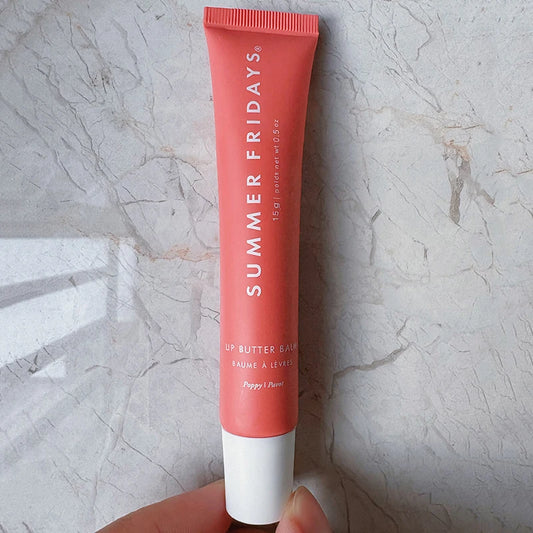 Vanilla Beige Lip Balm & Transparent Lipstick Set - Moisturizing Lip Makeup with Smooth Soft Tube & Mirror Gloss