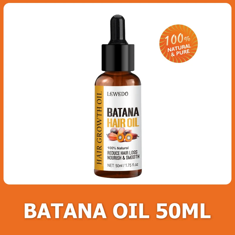 Revitalize Your Hair with 100% Pure Batana Oil - Fast Hair Growth Solution for Men and Women!
