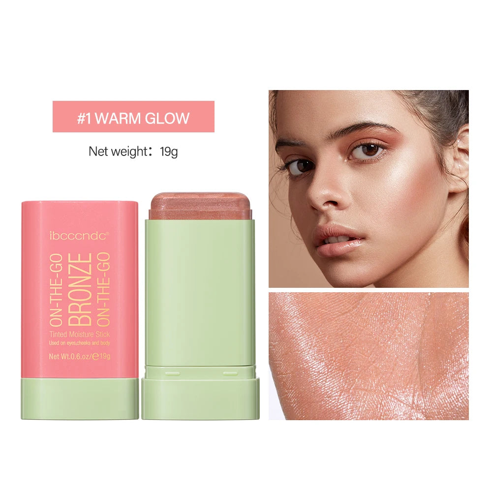 Elevate Your Look with Our Waterproof Blush Stick - Easy Color Rouge for a Brightened Skin Tone