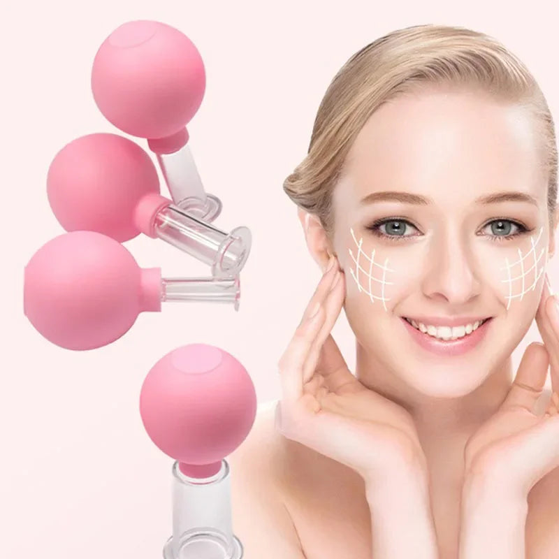 Revitalize Your Skin with the Slimming Face Sucker Suction Cup Vacuum Cupping Jar - The Ultimate Beauty Facial Massager for Cellulite and Eye Treatments!