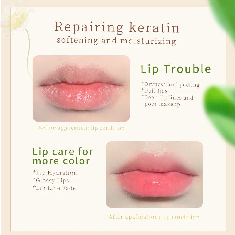 Transform Your Lips with Our Jelly Crystal Flower Lipstick - Long Lasting, Nourishing, and Temperature Color Changing!