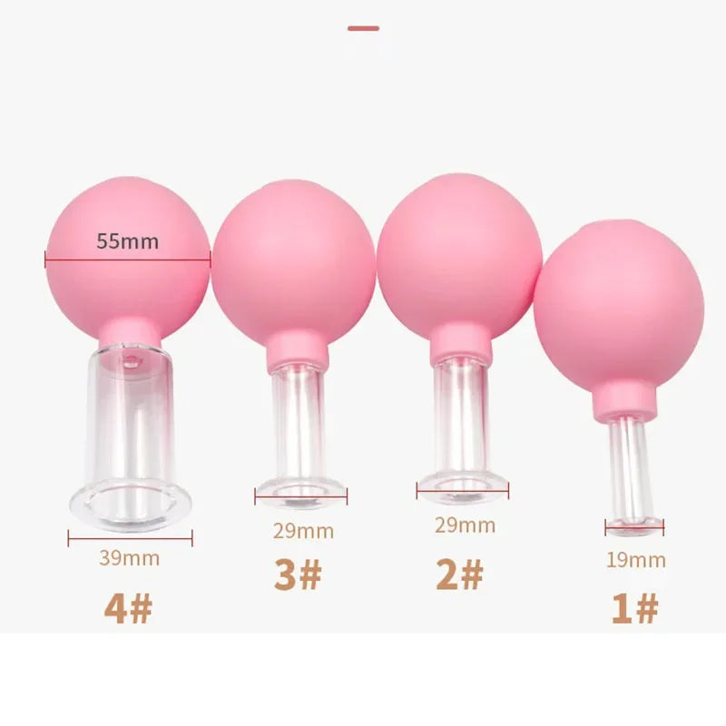 Revitalize Your Skin with the Slimming Face Sucker Suction Cup Vacuum Cupping Jar - The Ultimate Beauty Facial Massager for Cellulite and Eye Treatments!