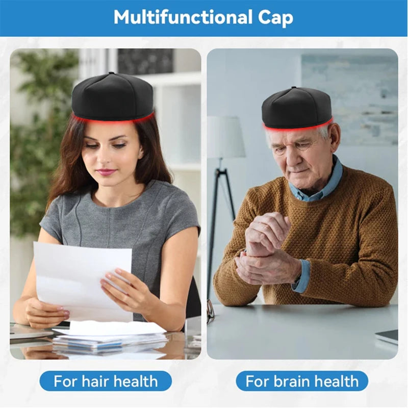 Revitalize Your Hair with the Red Light & Near Infrared Therapy Cap - Natural Growth Solution