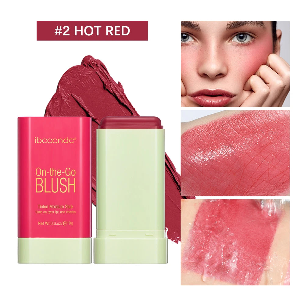 Elevate Your Look with Our Waterproof Blush Stick - Easy Color Rouge for a Brightened Skin Tone