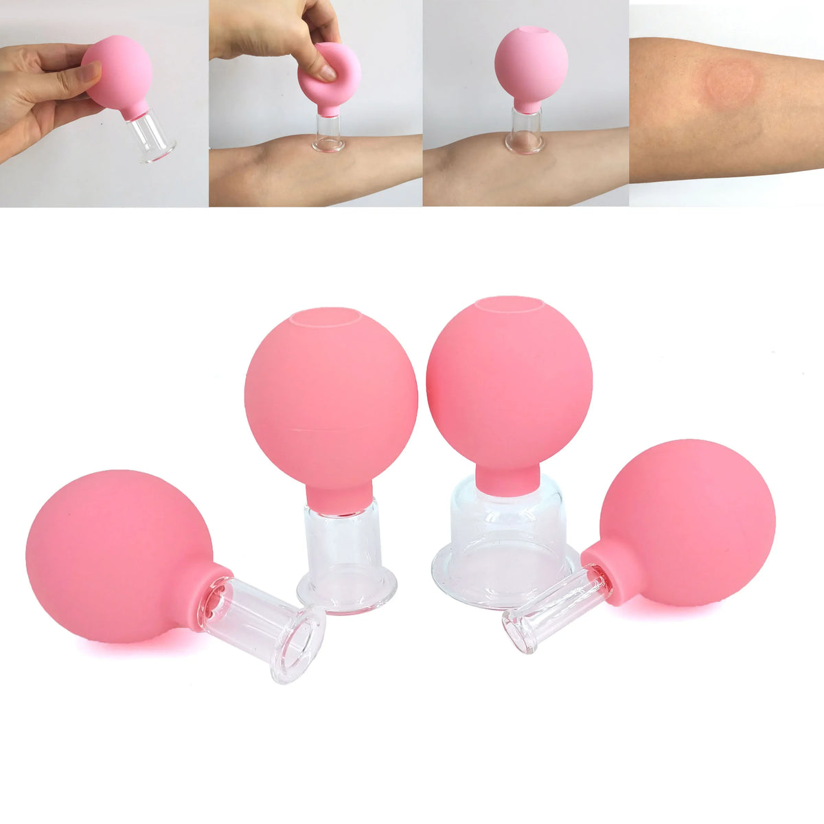 Revitalize Your Skin with the Slimming Face Sucker Suction Cup Vacuum Cupping Jar - The Ultimate Beauty Facial Massager for Cellulite and Eye Treatments!
