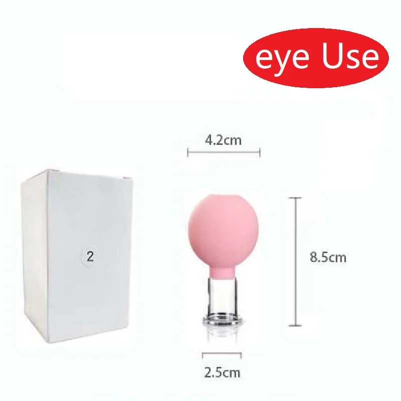 Revitalize Your Skin with the Slimming Face Sucker Suction Cup Vacuum Cupping Jar - The Ultimate Beauty Facial Massager for Cellulite and Eye Treatments!