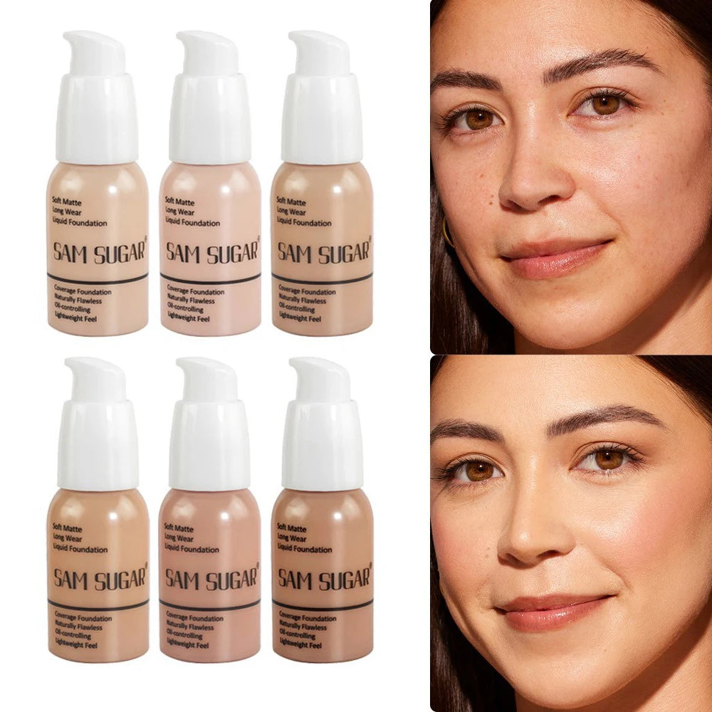 Transform Your Look with the Ultimate 6 Color Matte Concealer - Oil Control & Waterproof for Flawless Skin!