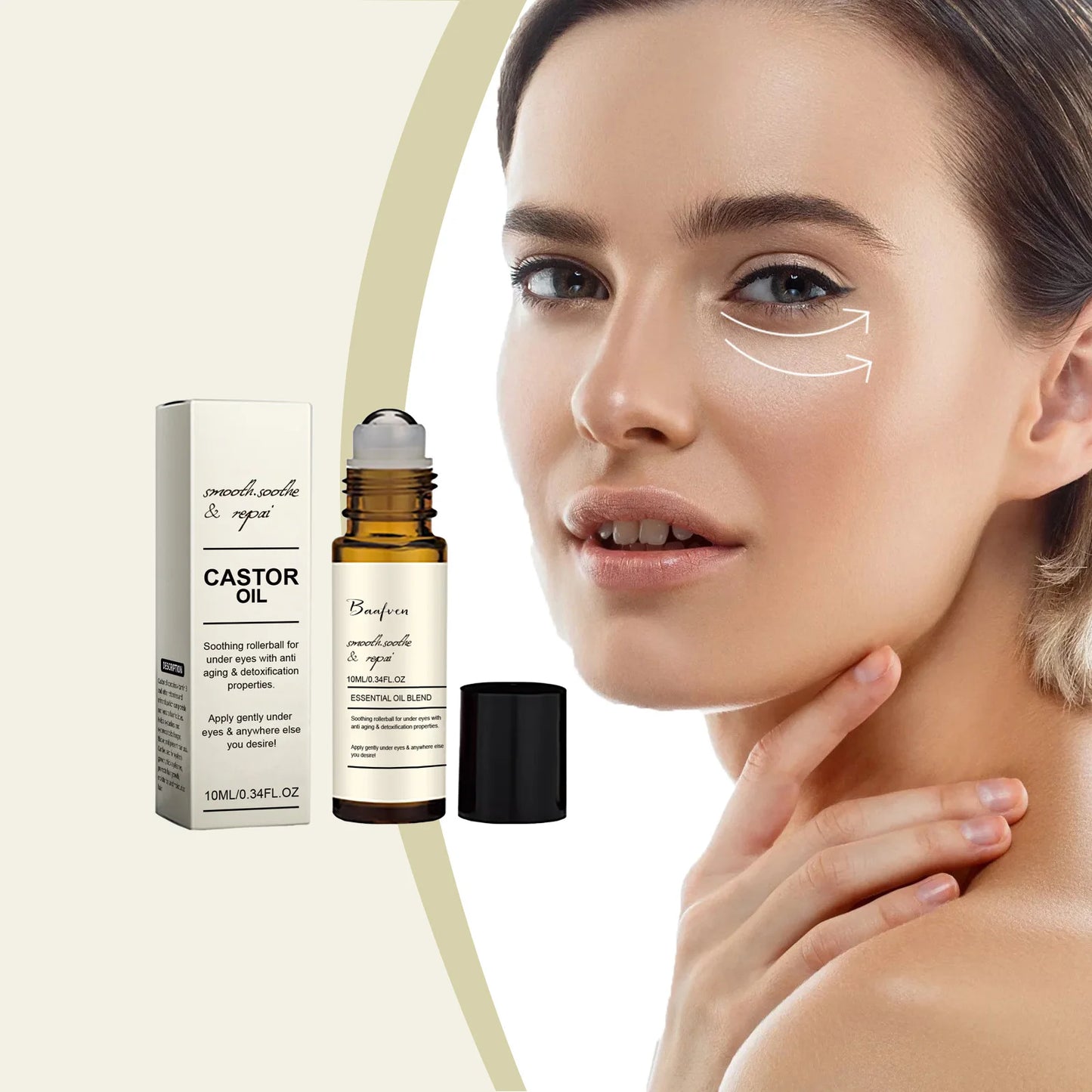 Revitalize Your Eyes with Our Castor Oil Eye Serum - Anti-Wrinkle, Dark Circle Removal, and Puffiness Reduction for Youthful, Radiant Skin!