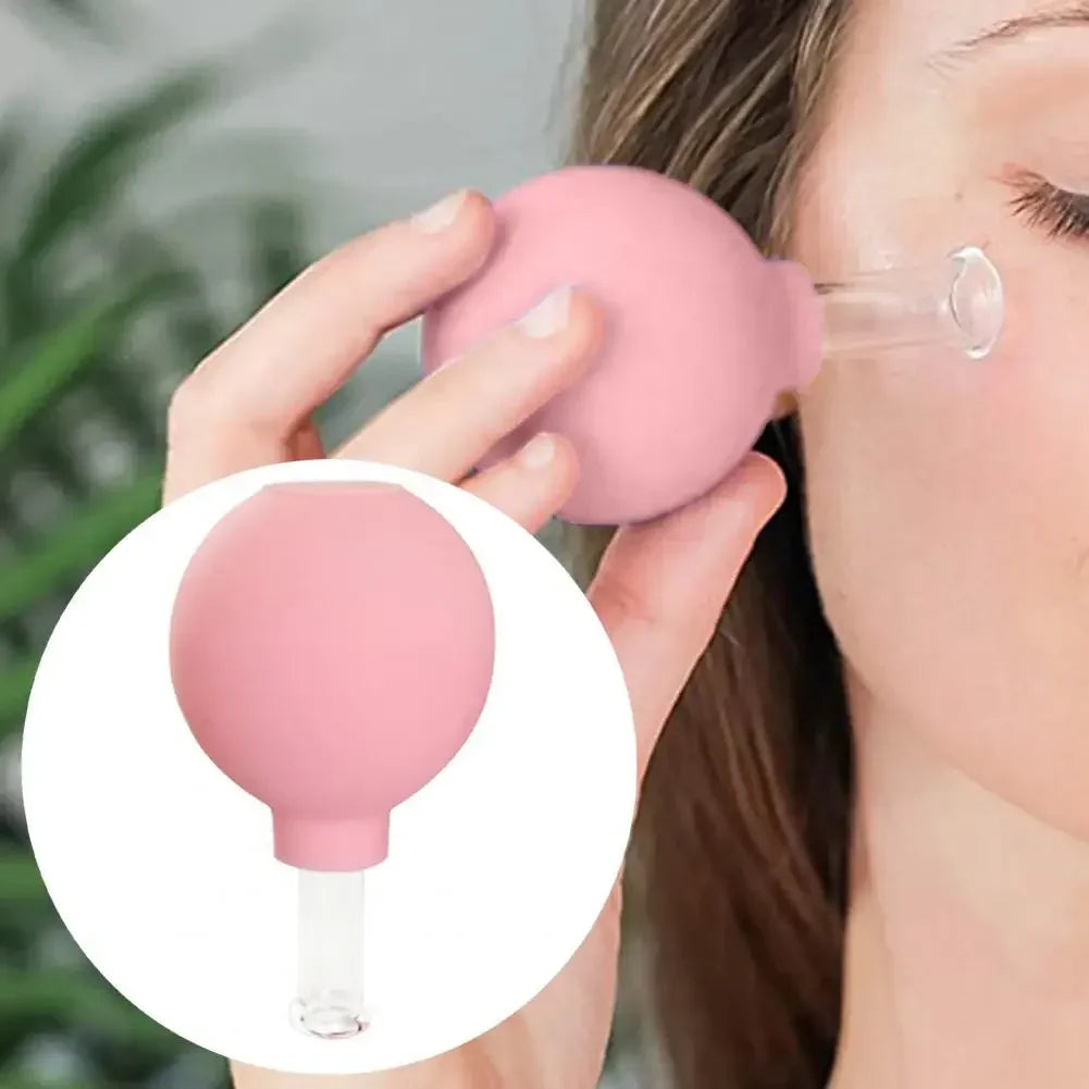 Revitalize Your Skin with the Slimming Face Sucker Suction Cup Vacuum Cupping Jar - The Ultimate Beauty Facial Massager for Cellulite and Eye Treatments!