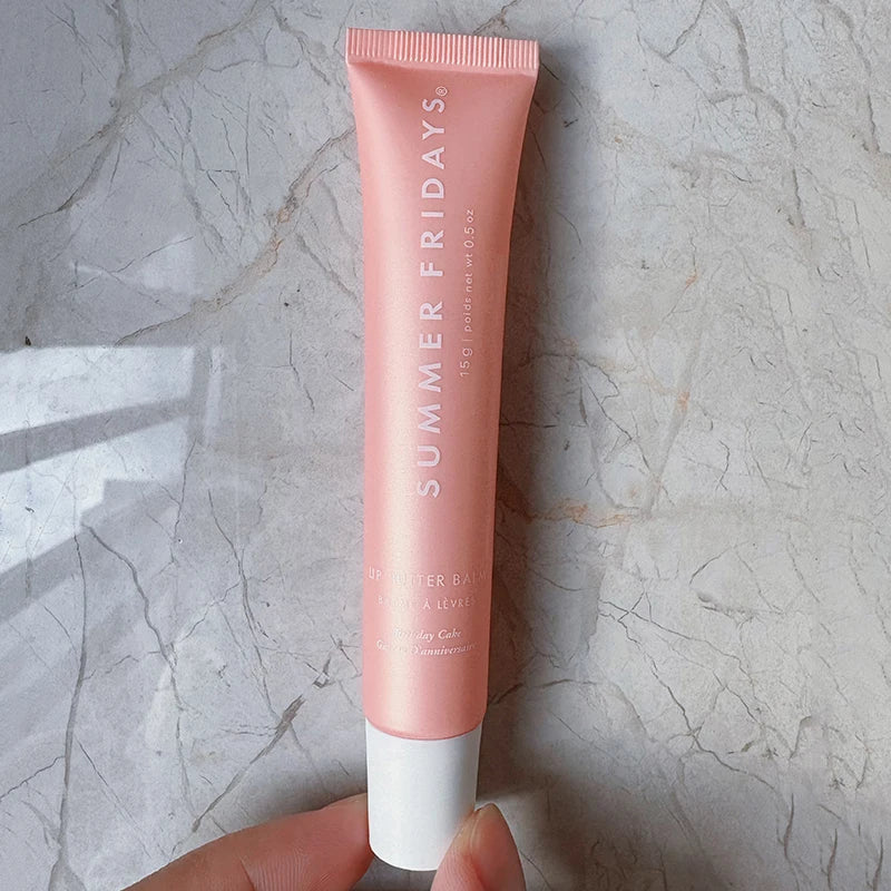 Vanilla Beige Lip Balm & Transparent Lipstick Set - Moisturizing Lip Makeup with Smooth Soft Tube & Mirror Gloss