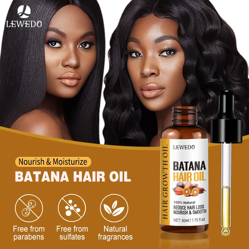 Revitalize Your Hair with 100% Pure Batana Oil - Fast Hair Growth Solution for Men and Women!