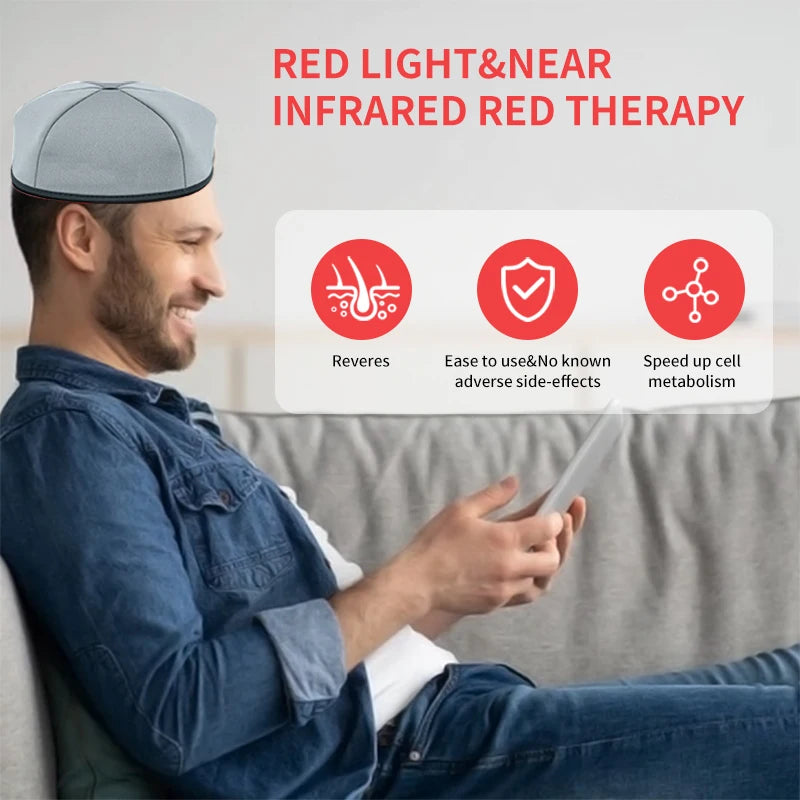 Revitalize Your Hair with the Red Light & Near Infrared Therapy Cap - Natural Growth Solution
