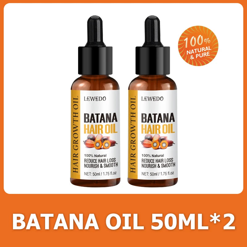 Revitalize Your Hair with 100% Pure Batana Oil - Fast Hair Growth Solution for Men and Women!
