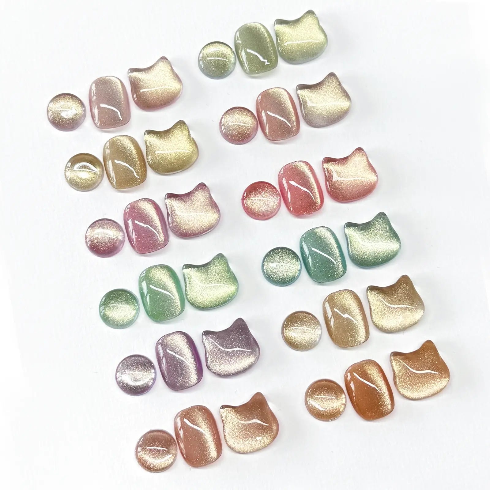 Transform Your Nails with Gelikeec Cat Eye Gel Polish Set - Salon Quality, Chic & Long-Lasting 16Ml