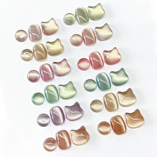 Transform Your Nails with Gelikeec Cat Eye Gel Polish Set - Salon Quality, Chic & Long-Lasting 16Ml
