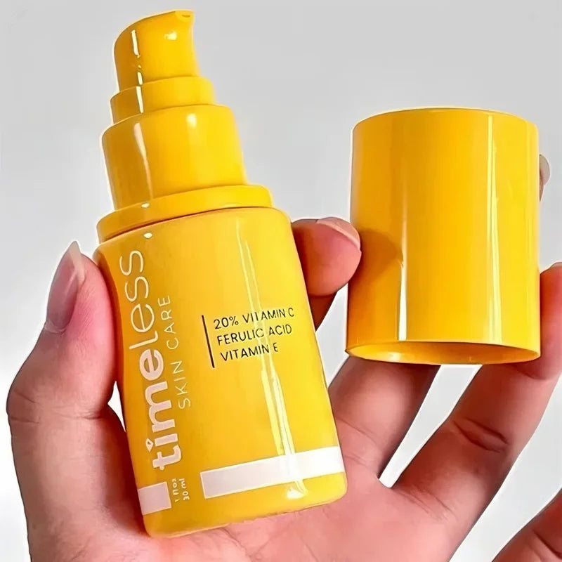Revitalize Your Skin with Timeless 20% Vitamin C Serum - Hydrating & Firming Formula with Ferulic Acid & Vitamin E, 30ml