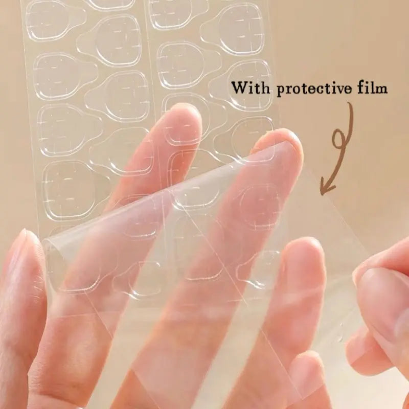 Transparent Clear Dual-Sided Self-Adhesive Nail Glue Stickers, 120/360/1200 Jelly Nail Art Supplies Stickers, Nail Art Products, DIY Press-On False Nails Gift, Nail Extensions
