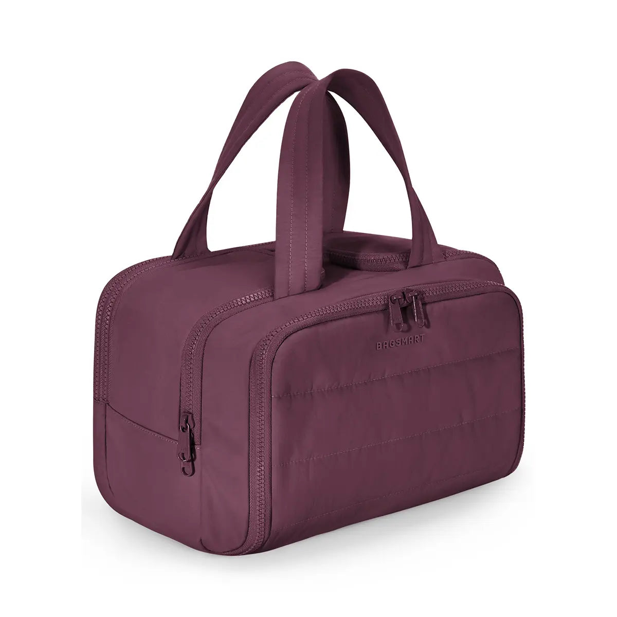 BAGSMART Crush 4-In-1 Puffy Multi-Functional Travel Toiletry Bag for Women Large Capacity Organizer with Handle for Accessories Essentials Toiletries Makeup Organizer Storage Bag Brush Pouch Travel Essentials Tiktokshopsummersale Tiktokshopbacktoschool