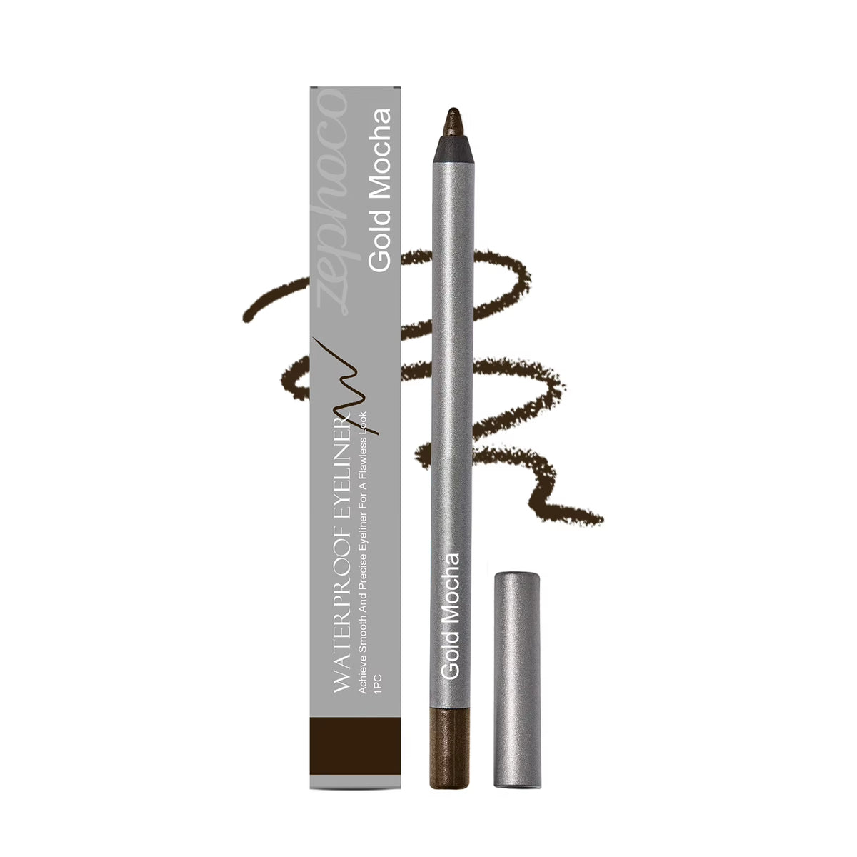 Transform Your Eyes with Our Waterproof Gel Eyeliner Pencil – Smudge-Proof, Smooth, and Flawlessly Matte Finish – 1Pc