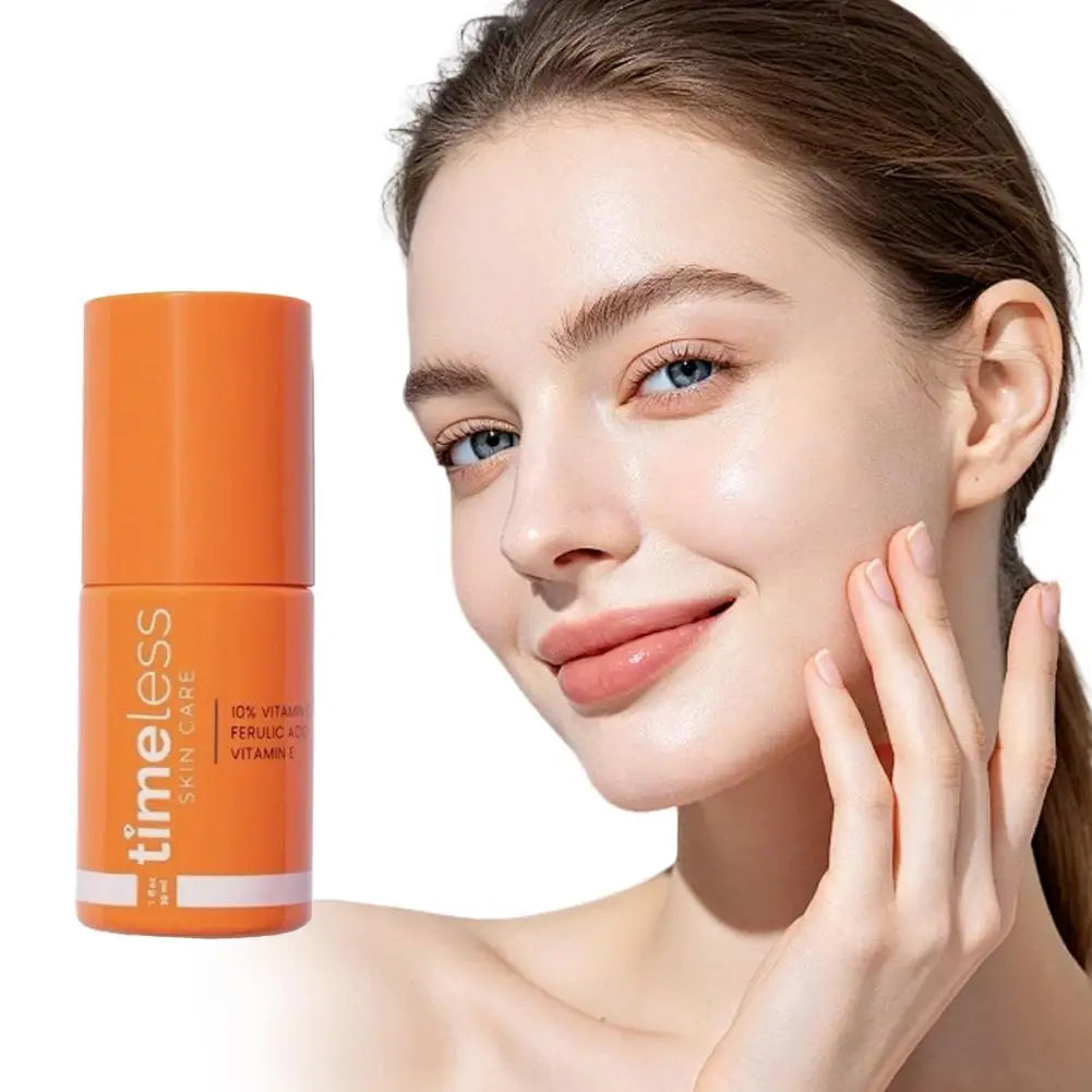 Revitalize Your Skin with Timeless 20% Vitamin C Serum - Hydrating & Firming Formula with Ferulic Acid & Vitamin E, 30ml