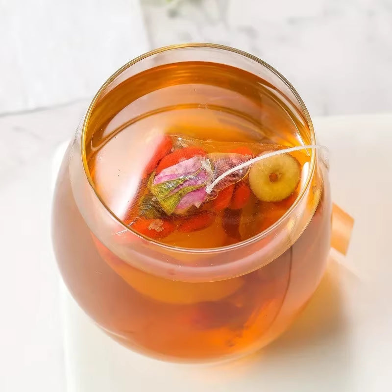 Natural Brown and Black Sugar Ginger Jujube Tea | Nourishing Blend for Menstrual Comfort | Caffeine-Free Herbal Tea for Women's Health