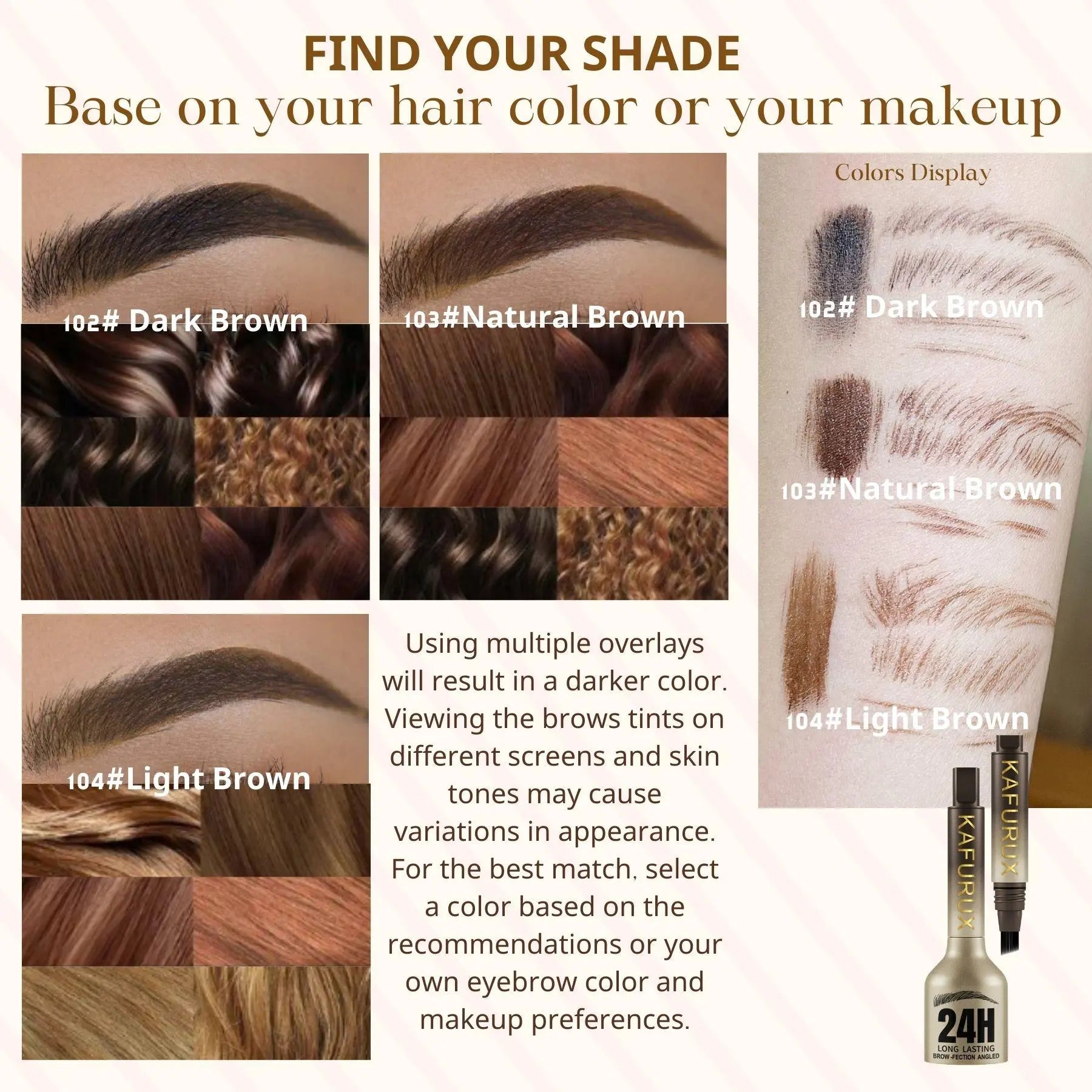 Long Lasting Liquid Eyebrow Pen with Brush, Eye Brow Pens, 1 Count Waterproof, Easy Coloring, Eye Brow Makeup Tool, Eyebrow Makeup Products, Eyebrow Tint Kit, Eyebrow Mascara, Tinted Brow Gel, Eyebrow Dye
