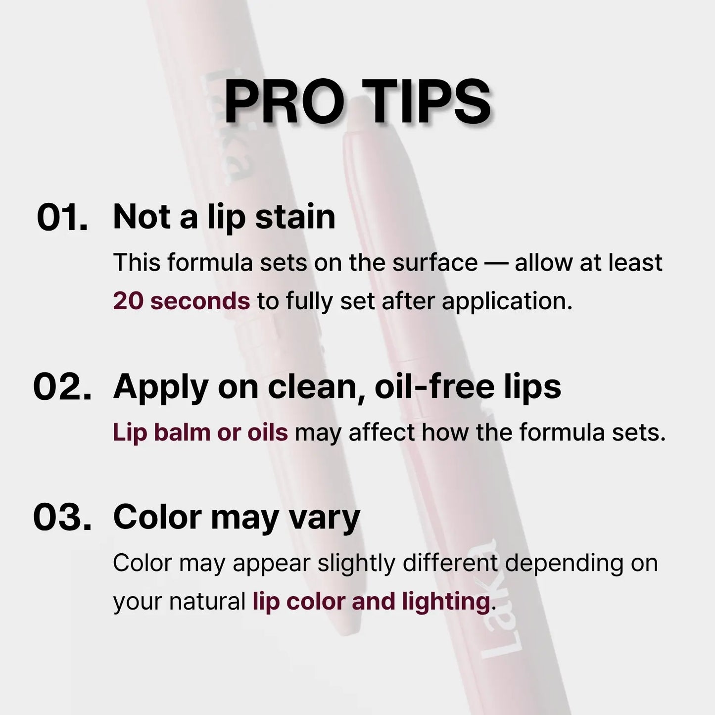 [Laka] [NEW Shades] Easy Glide Lip Liner — Creamy, Blendable Color with Smooth Application