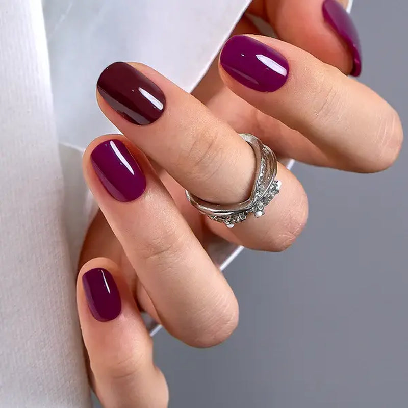 Milky White Press on Nails | Curvlife Nail | 30Pcs | Glossy Natural Finish | Easy Apply, Comfortable & Durable | Daily, Business & Elegant Nail Art | Summervibes