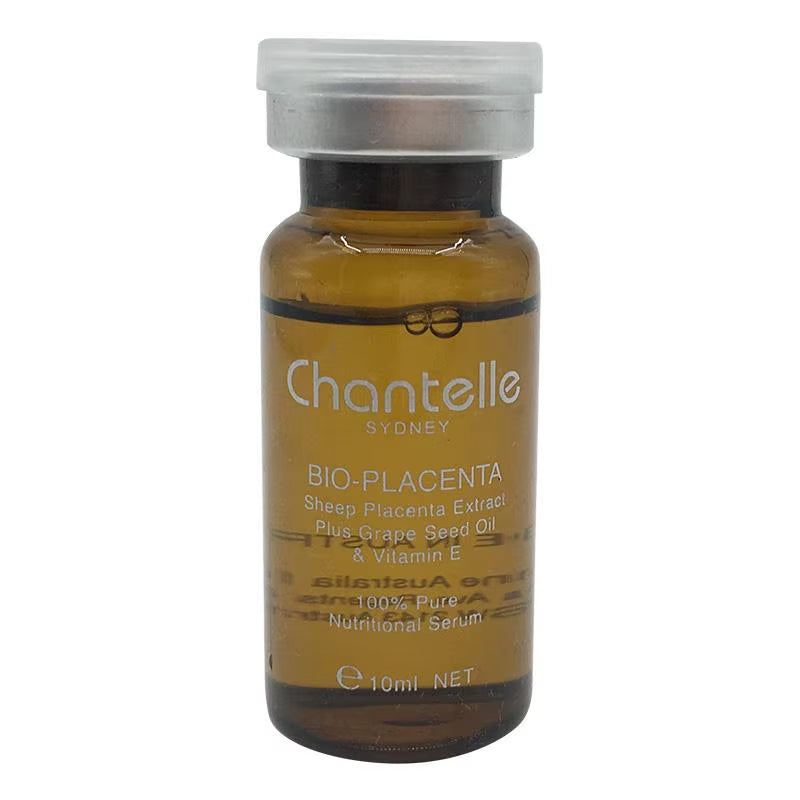 Australia Chantelle Gold Bioplacenta Serum 10ml - Pure Ovine Placenta with Grape Seed Extract for Age Spots, Pigmentation, Scars, and Enhanced Skin Radiance