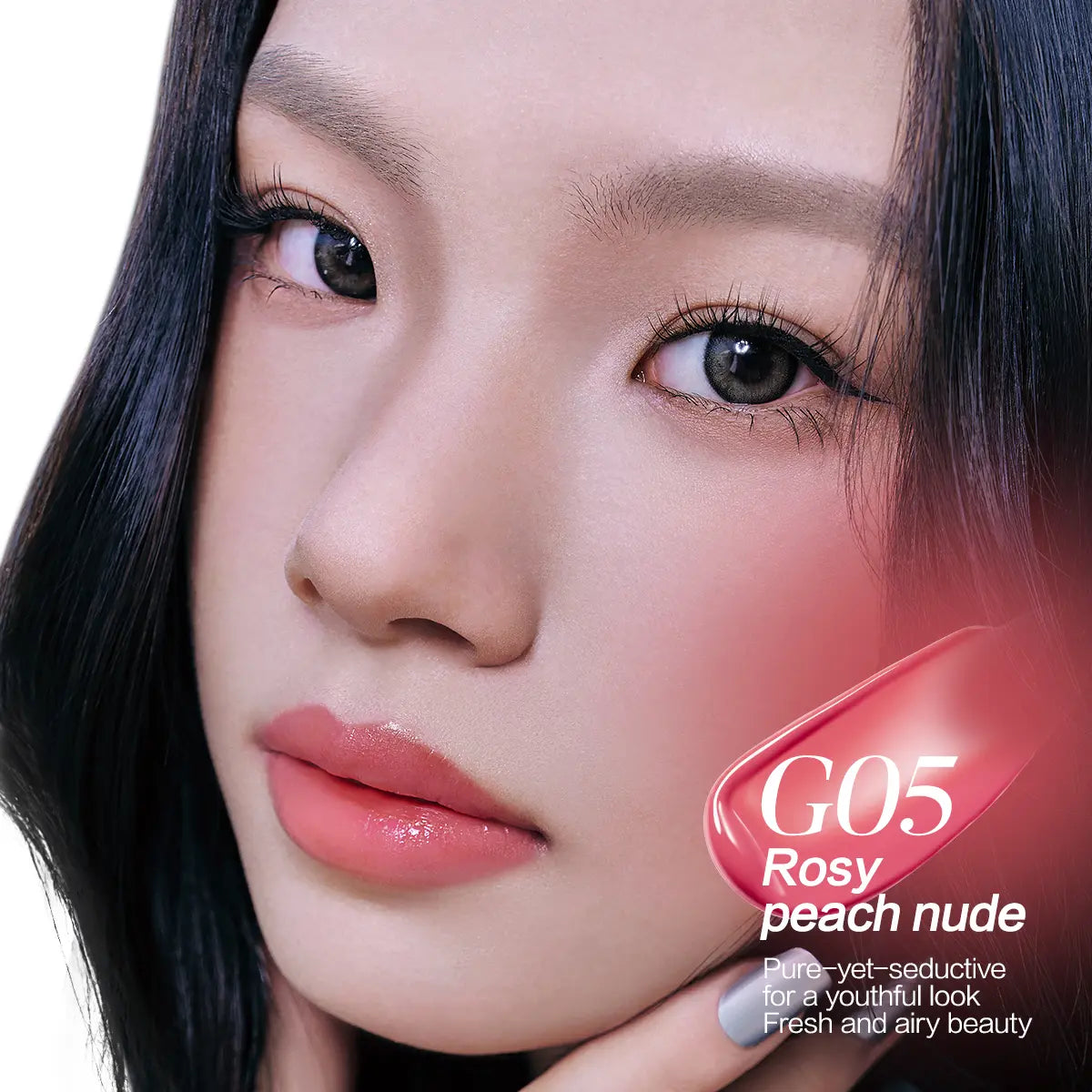 Transform Your Look with CARSLAN Color-Lock Dewy Tint - The Ultimate Moisturizing Watery Shimmer Lipgloss for Long-Lasting, Non-Sticky Perfection