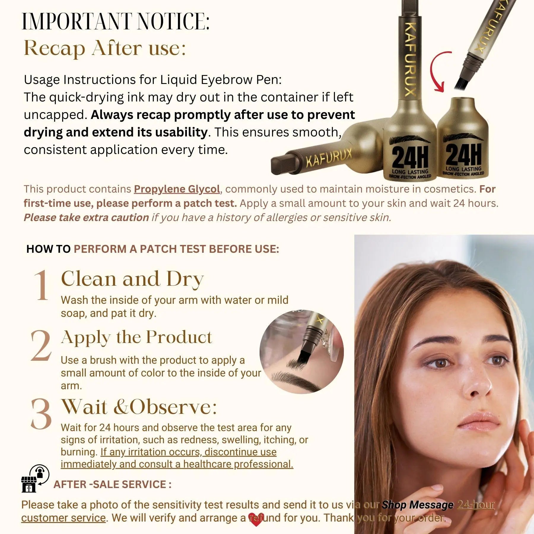 Long Lasting Liquid Eyebrow Pen with Brush, Eye Brow Pens, 1 Count Waterproof, Easy Coloring, Eye Brow Makeup Tool, Eyebrow Makeup Products, Eyebrow Tint Kit, Eyebrow Mascara, Tinted Brow Gel, Eyebrow Dye