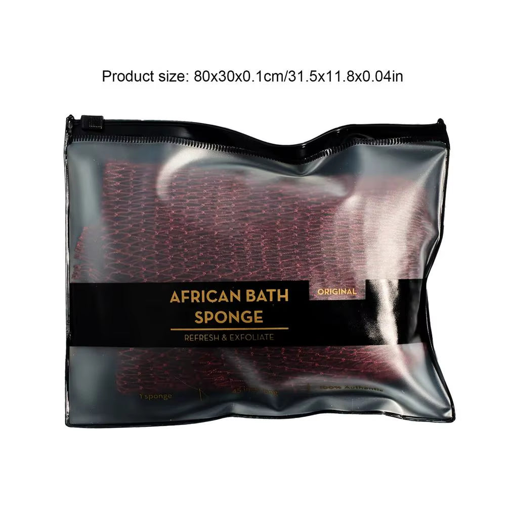 African Sponge African Bath Net Reusable Body Scrubber for Skin Smoother Daily Cleansing Back Scrubber Washcloth for Women Men