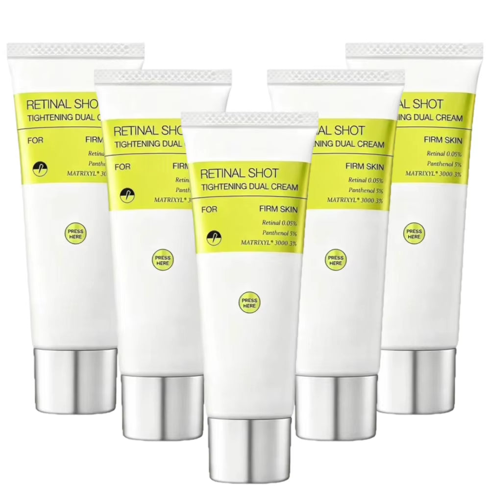 The Vita-A Retinal Shot Tightening Dual Cream 50Ml Facial Vita B5 Relief Cream Moisturizing Wrinkle Care Brighten Skin Care
