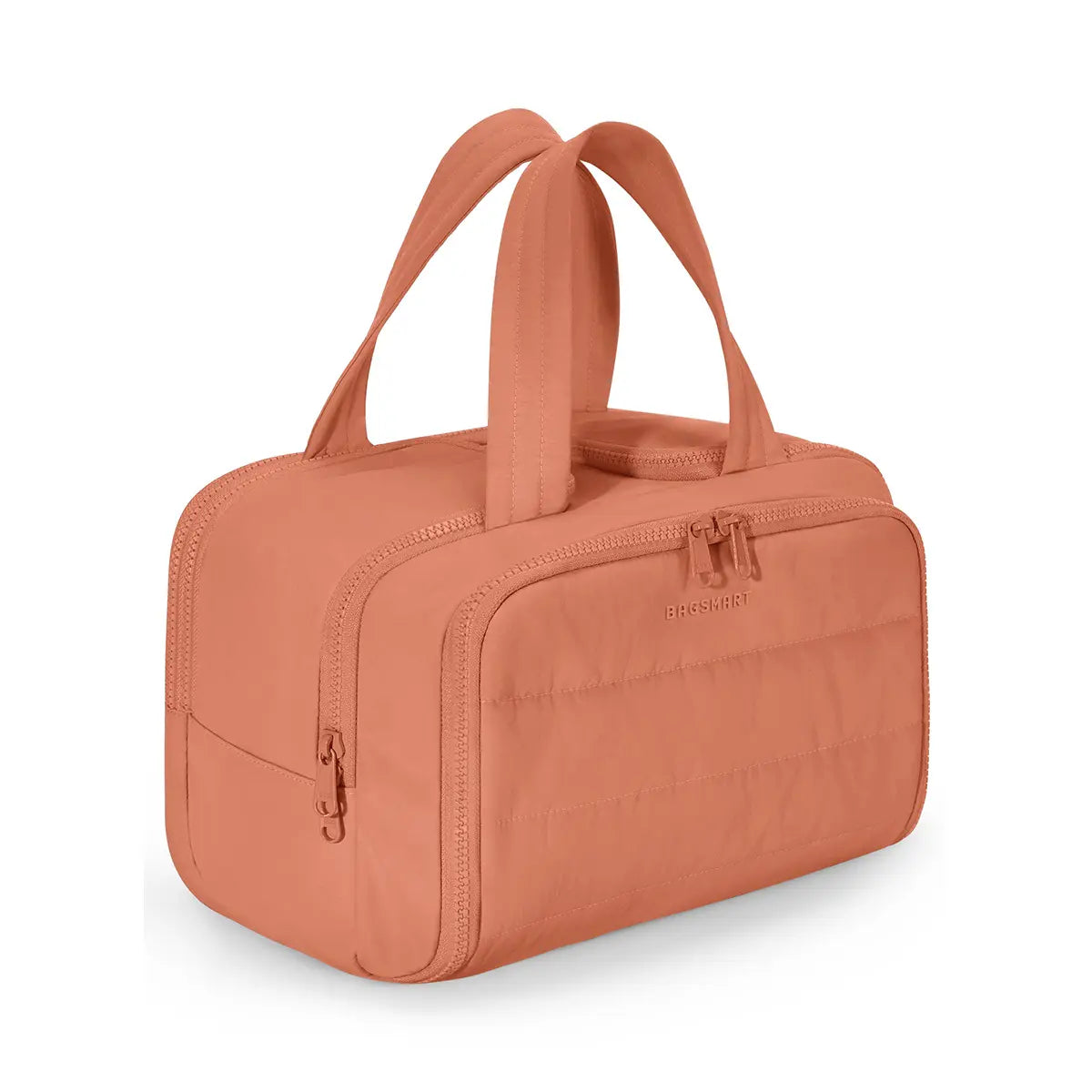 BAGSMART Crush 4-In-1 Puffy Multi-Functional Travel Toiletry Bag for Women Large Capacity Organizer with Handle for Accessories Essentials Toiletries Makeup Organizer Storage Bag Brush Pouch Travel Essentials Tiktokshopsummersale Tiktokshopbacktoschool