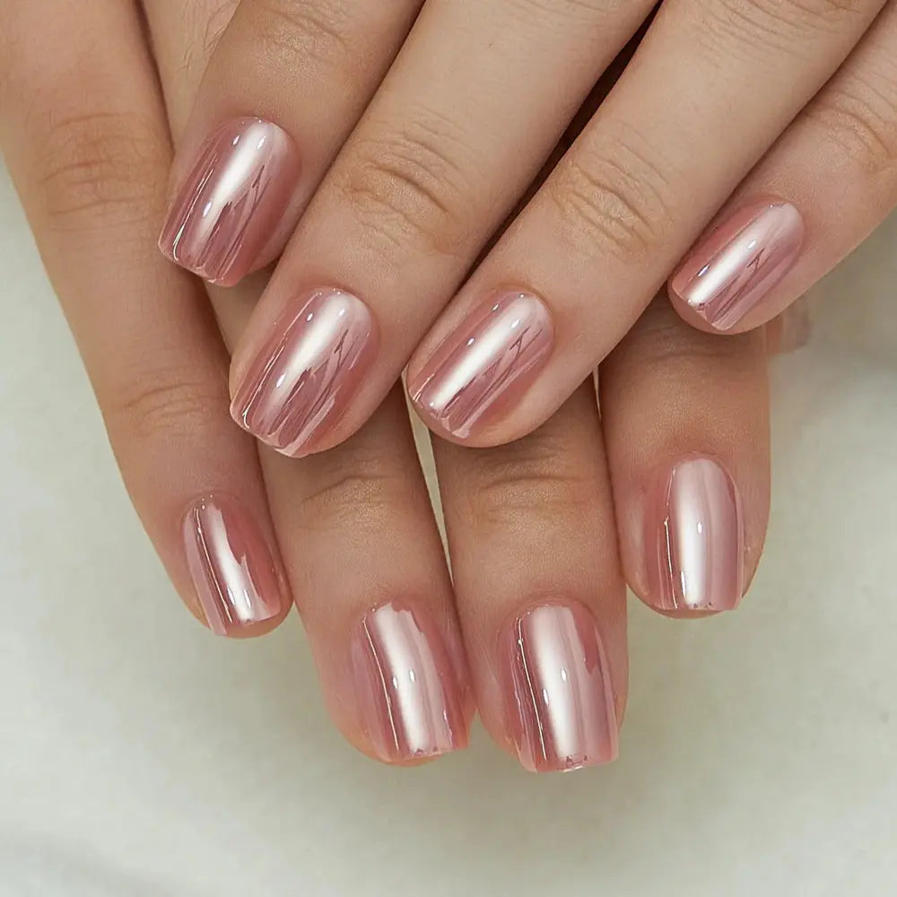 Milky White Press on Nails | Curvlife Nail | 30Pcs | Glossy Natural Finish | Easy Apply, Comfortable & Durable | Daily, Business & Elegant Nail Art | Summervibes