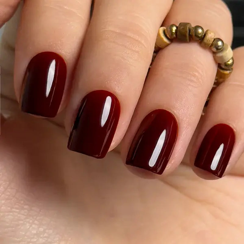 Milky White Press on Nails | Curvlife Nail | 30Pcs | Glossy Natural Finish | Easy Apply, Comfortable & Durable | Daily, Business & Elegant Nail Art | Summervibes