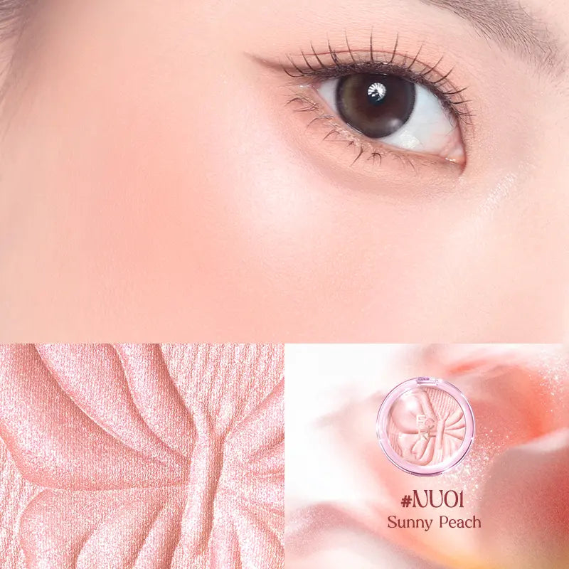 FOCALLURE Airy-Wear Embossed Blush, 55°C Baked Powder Blush, Dual Matte & Satin Finish, Buildable Ultra-Blendable, All-Day Natural Flush Daily Makeup, Multiple Shades,Sohochic