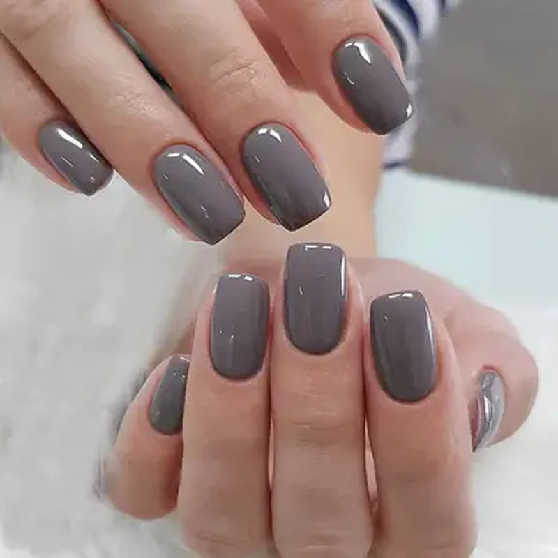 Milky White Press on Nails | Curvlife Nail | 30Pcs | Glossy Natural Finish | Easy Apply, Comfortable & Durable | Daily, Business & Elegant Nail Art | Summervibes