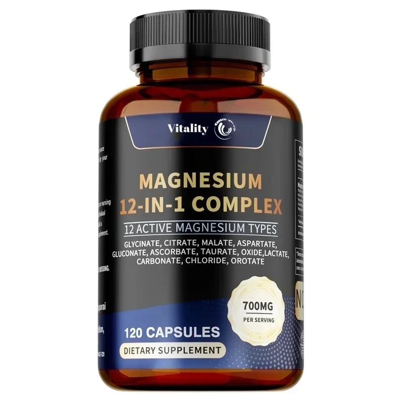 Unlock Your Wellness: Magnesium Complex Capsules for Stress Relief, Muscle Support, and Immune Boosting