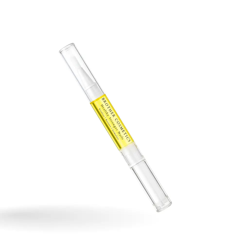 Brother Cosmetics Nail Growth Support Oil for Strength and Moisture | Cuticle Oil for Damaged, Dry, Brittle Nails