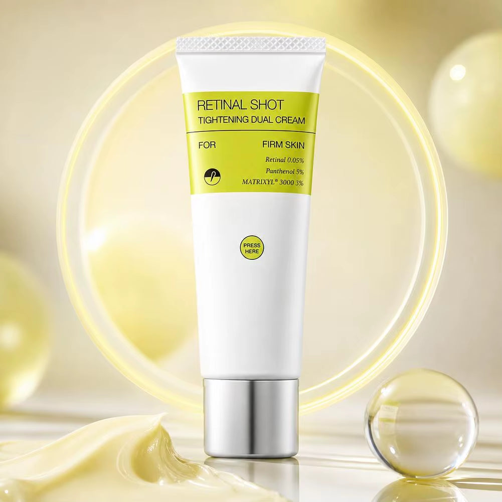 The Vita-A Retinal Shot Tightening Dual Cream 50Ml Facial Vita B5 Relief Cream Moisturizing Wrinkle Care Brighten Skin Care